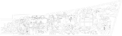 人文歷史浮雕雕塑原創(chuàng)手繪設(shè)計稿