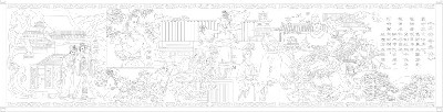 人文歷史浮雕雕塑原創(chuàng)手繪設計稿