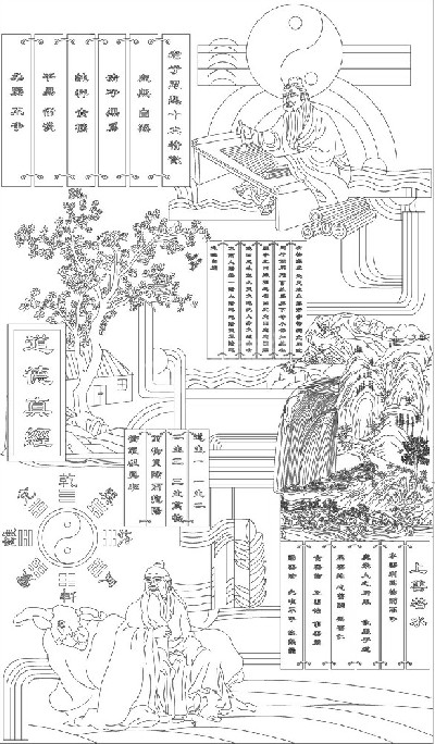 人文歷史浮雕雕塑原創(chuàng)手繪設(shè)計(jì)稿